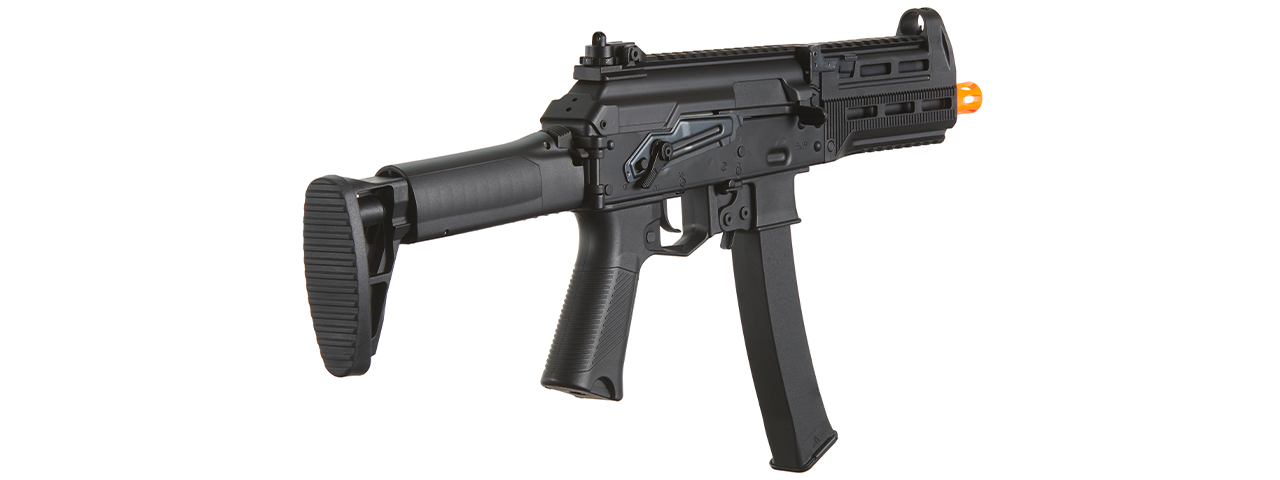 Lancer Tactical PP20 Airsoft SMG AEG Rifle (EBB) - (Full Metal/Black)