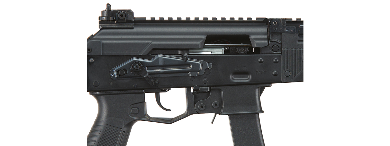 Lancer Tactical PP20 Airsoft SMG AEG Rifle (EBB) - (Full Metal/Black)