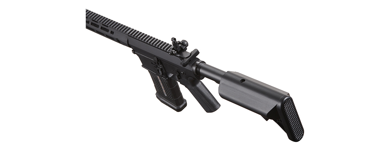 Lancer Tactical Battle X AEG Airsoft Rifle w/ SOPMOD Stock & MLOK Handguard - (Black)