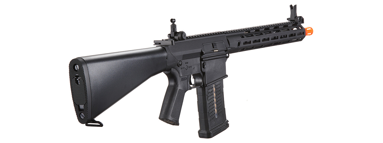Lancer Tactical Battle X AEG Airsoft Rifle w/ Fixed Stock & MLOK Handguard - (Black)