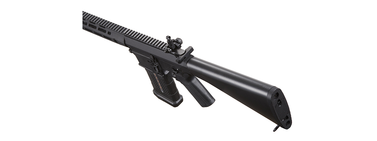 Lancer Tactical Battle X AEG Airsoft Rifle w/ Fixed Stock & MLOK Handguard - (Black)