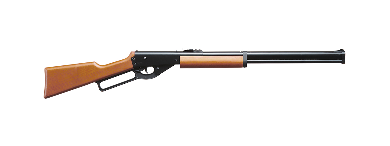 Lancer Air .177 Caliber Pellet Break Barrel Air Rifle - (Black/Wood) - Click Image to Close