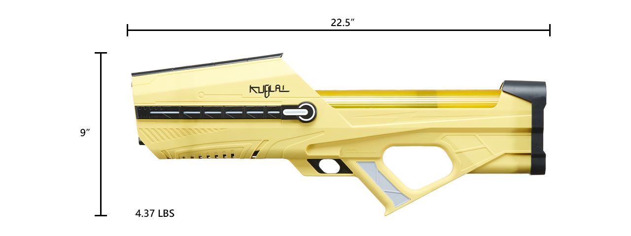 Kublai S2 Electronic Water Blaster - (Yellow) - Click Image to Close