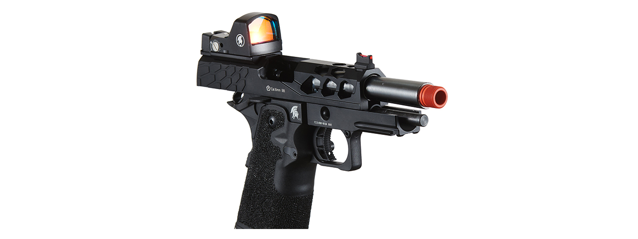 Lancer Tactical Stryk Hi-Capa 4.3 Gas Blowback Airsoft Pistol w/ Micro Red Dot Sight (Black)