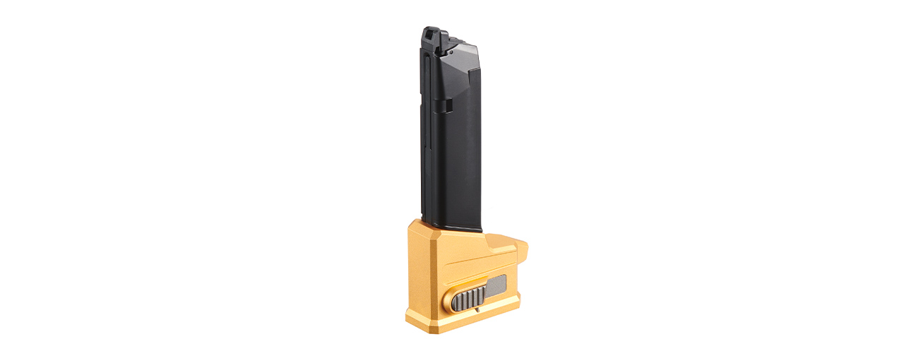 Lancer Tactical HPA AEG M4 Magazine Adaptor For AAP01 Airsoft Pistols - (Gold)