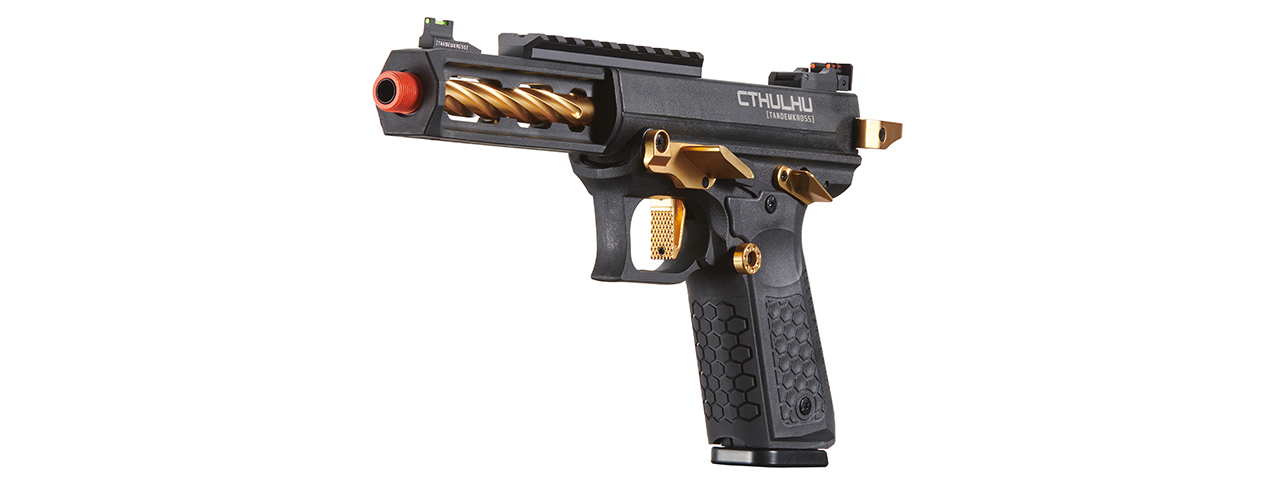 Lancer Tactical x Tandemkross CTHULHU Gas Blow Back Pistol - (Black/Gold)