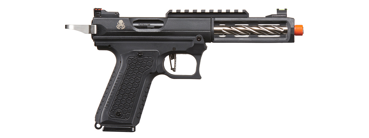 Lancer Tactical x Tandemkross CTHULHU Gas Blow Back Pistol - (Black/Silver)
