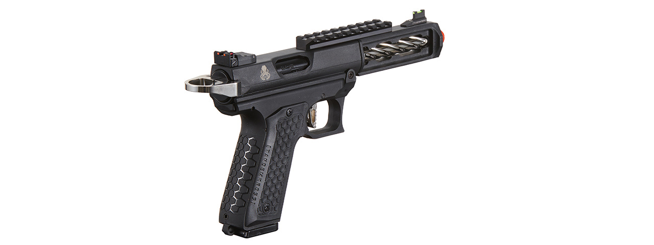 Lancer Tactical x Tandemkross CTHULHU Gas Blow Back Pistol - (Black/Silver)