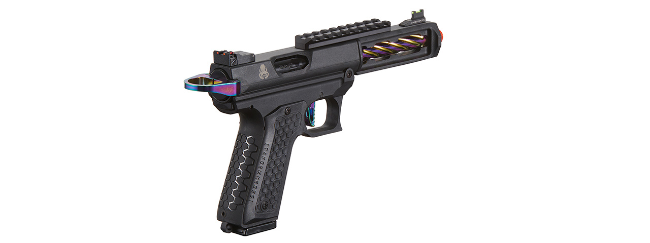 Lancer Tactical x Tandemkross CTHULHU Gas Blow Back Pistol - (Black/Titanium)