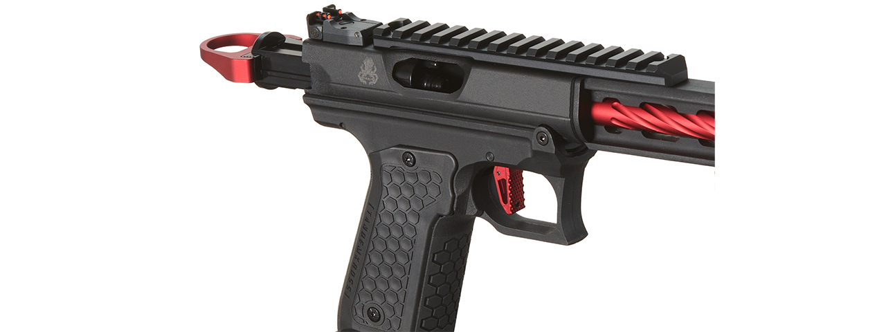 Tandemkross CTHULHU Gas Blow Back Pistol - (Black/Red) - Click Image to Close
