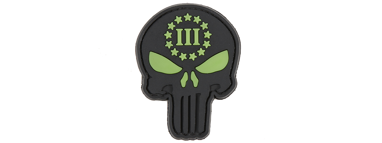 Three Percenter Glow Punisher PVC Patch