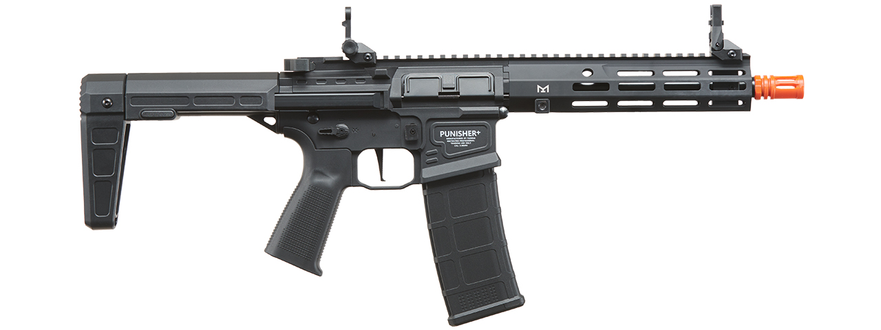 Poseidon Punisher 9" PDW AEGR Rifle w/ Medusa Mosfet - (Black) - Click Image to Close