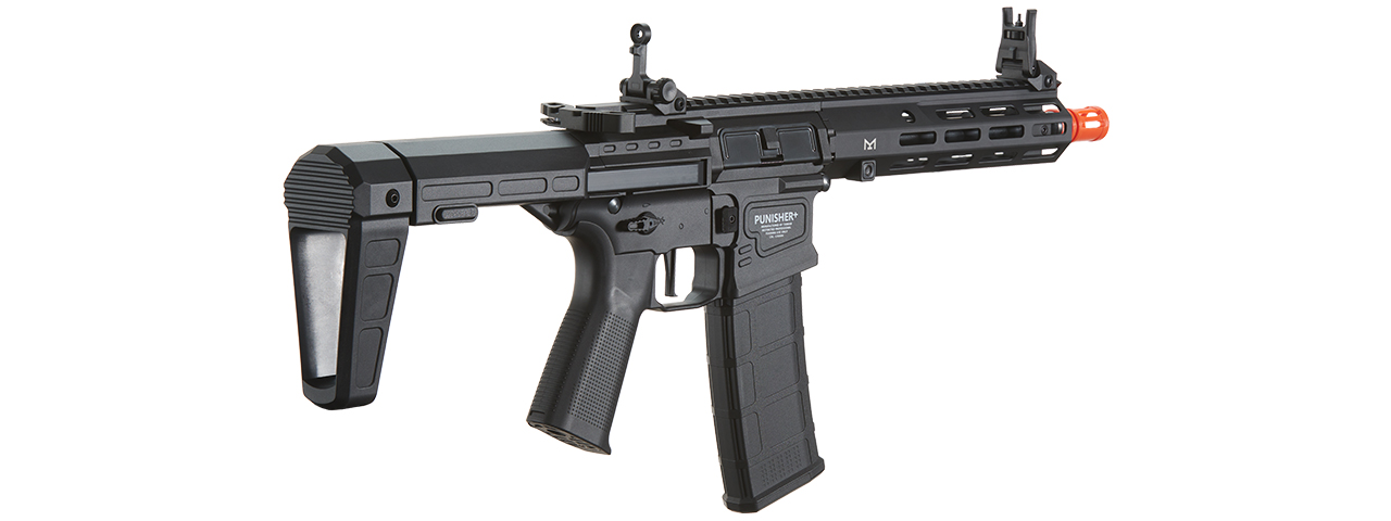 Poseidon Punisher 9" PDW AEGR Rifle w/ Medusa Mosfet - (Black) - Click Image to Close