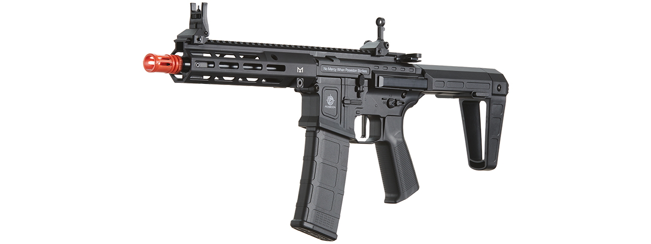 Poseidon Punisher 9" PDW AEGR Rifle w/ Medusa Mosfet - (Black) - Click Image to Close