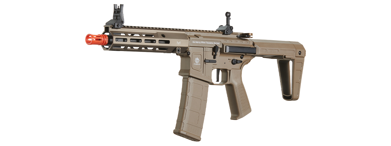 Poseidon Punisher 9" PDW AEGR Rifle w/ Medusa Mosfet - (Tan) - Click Image to Close