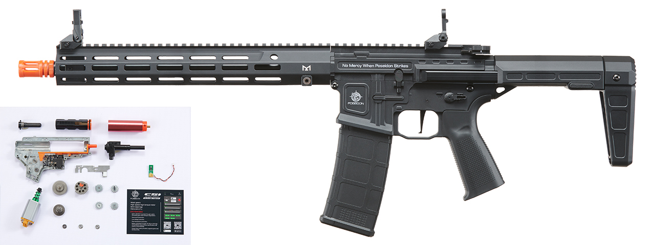 Poseidon Punisher 14" AEGR Rifle w/ Medusa Mosfet - (Black)