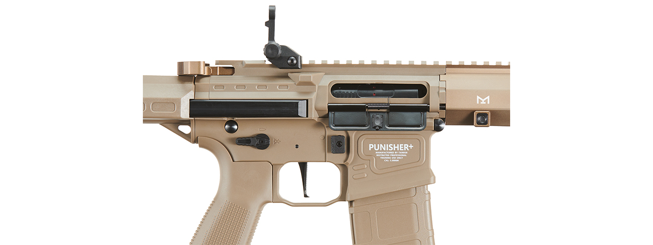 Poseidon Punisher 14" AEGR Rifle w/ Medusa Mosfet - (Tan) - Click Image to Close