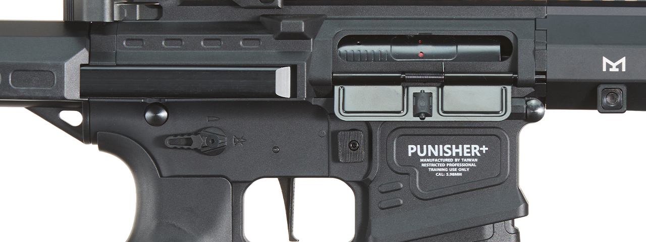Poseidon Punisher 9" PDW AEGR Rifle w/ Trigger Switch - (Black) - Click Image to Close