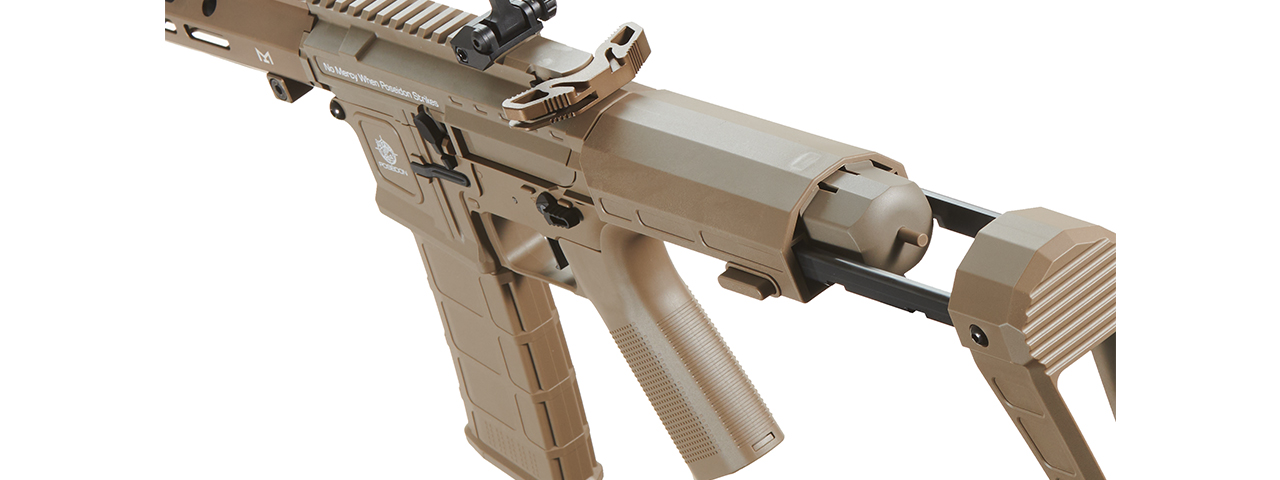 Poseidon Punisher 6" QRF AEGR Rifle w/ Trigger Switch - (Tan)