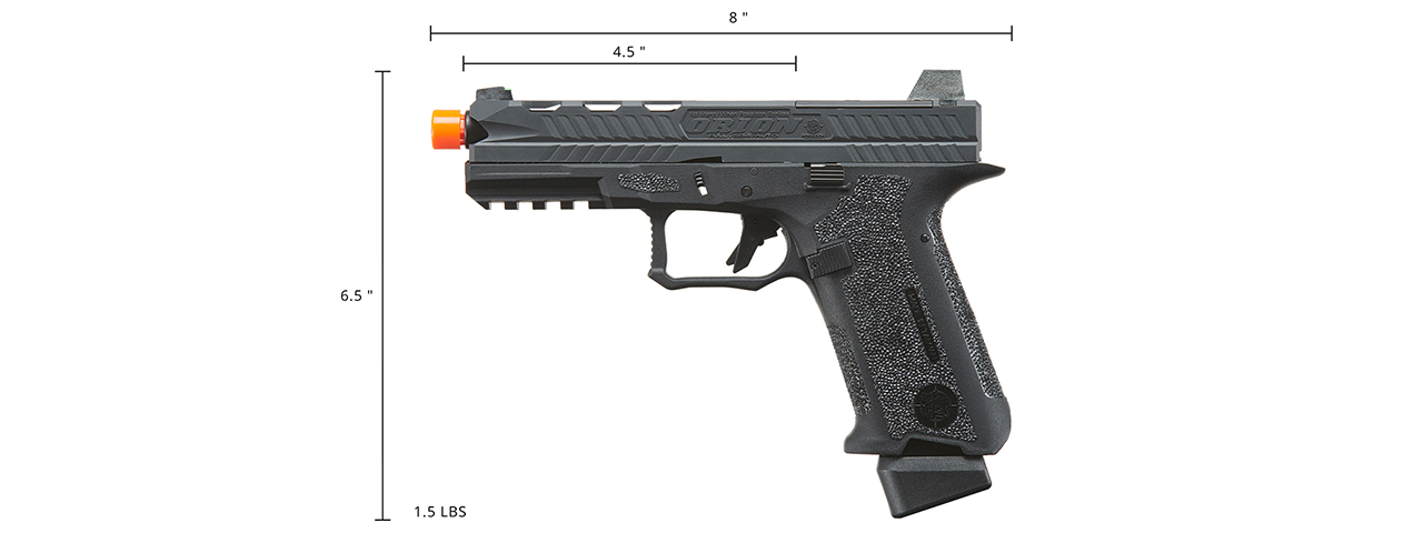 Poseidon Orion Combat GBB Pistol No. 2 - (Black)