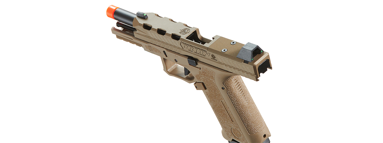 Poseidon Orion Combat GBB Pistol No. 2 - (Tan) - Click Image to Close