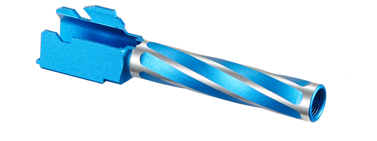 Poseidon Aluminum Tsunami Outer Barrel for GBBP - (Blue) - Click Image to Close