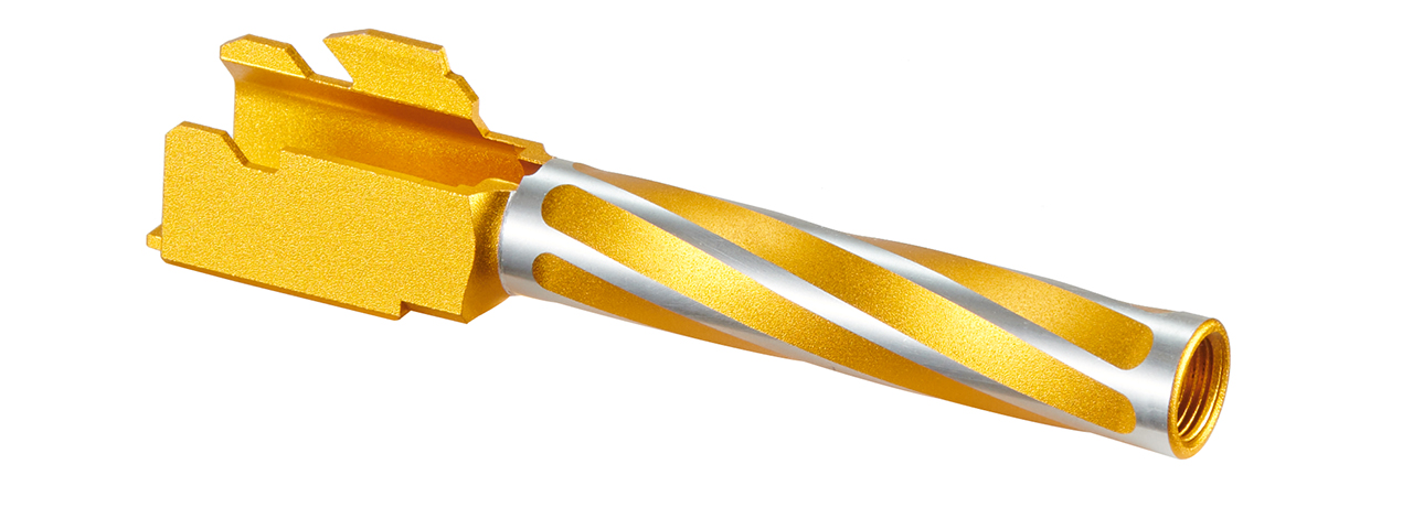 Poseidon Aluminum Tsunami Outer Barrel for GBBP - (Gold) - Click Image to Close