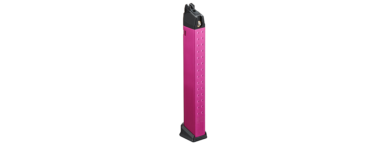 Poseidon 50 Round Green Gas Magazine for Orion GBBP - (Pink) - Click Image to Close