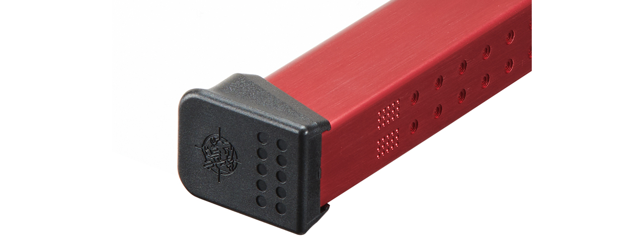 Poseidon 50 Round Green Gas Magazine for Orion GBBP - (Red) - Click Image to Close