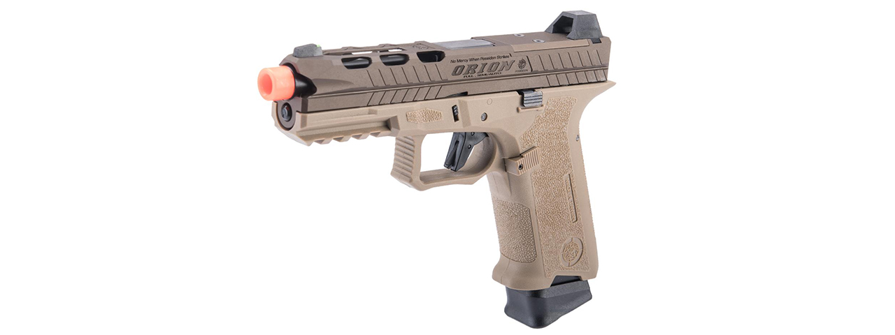 Poseidon Orion Performance Series GBB Pistol No.2 - (Tan/Brown) - Click Image to Close