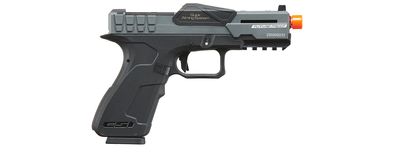 Poseidon CSI XG8 Gas Blow Back Aluminum Pistol - (Metal/Gray)