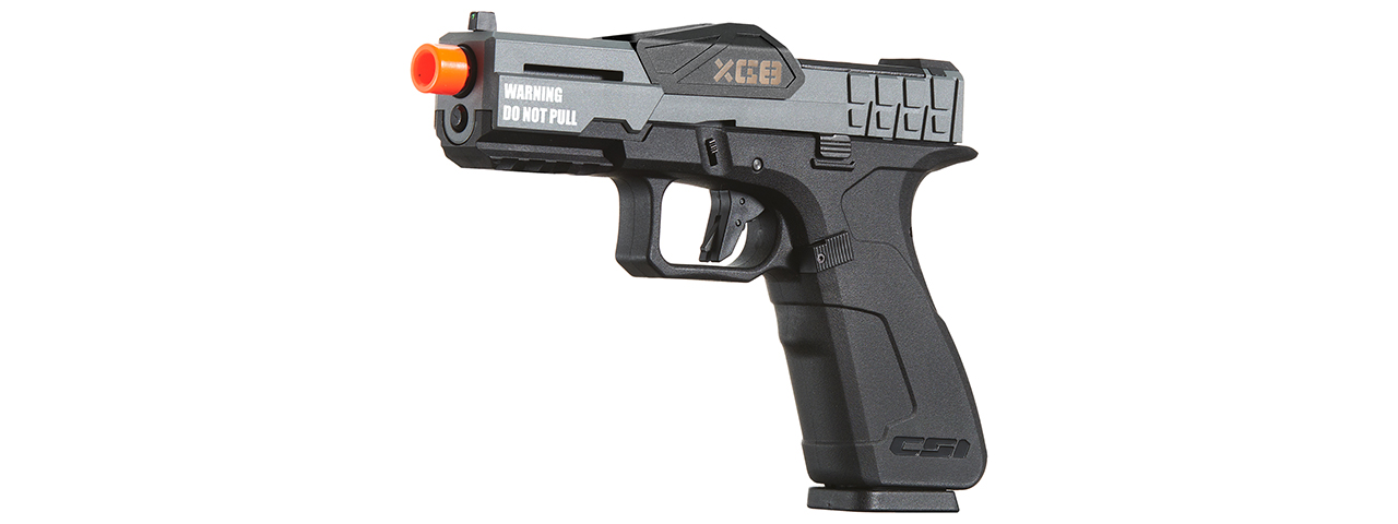 Poseidon CSI XG8 Gas Blow Back Aluminum Pistol - (Metal/Gray)