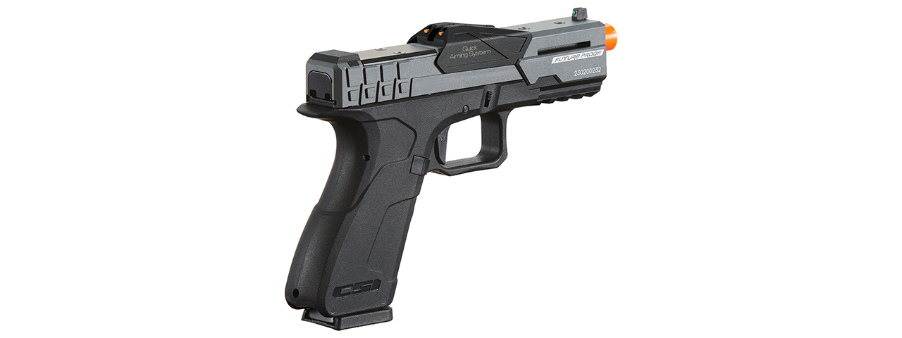 Poseidon CSI XG8 Gas Blow Back Aluminum Pistol - (Metal/Gray) - Click Image to Close