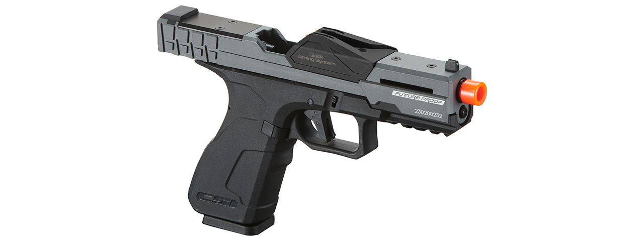 Poseidon CSI XG8 Gas Blow Back Aluminum Pistol - (Metal/Gray)