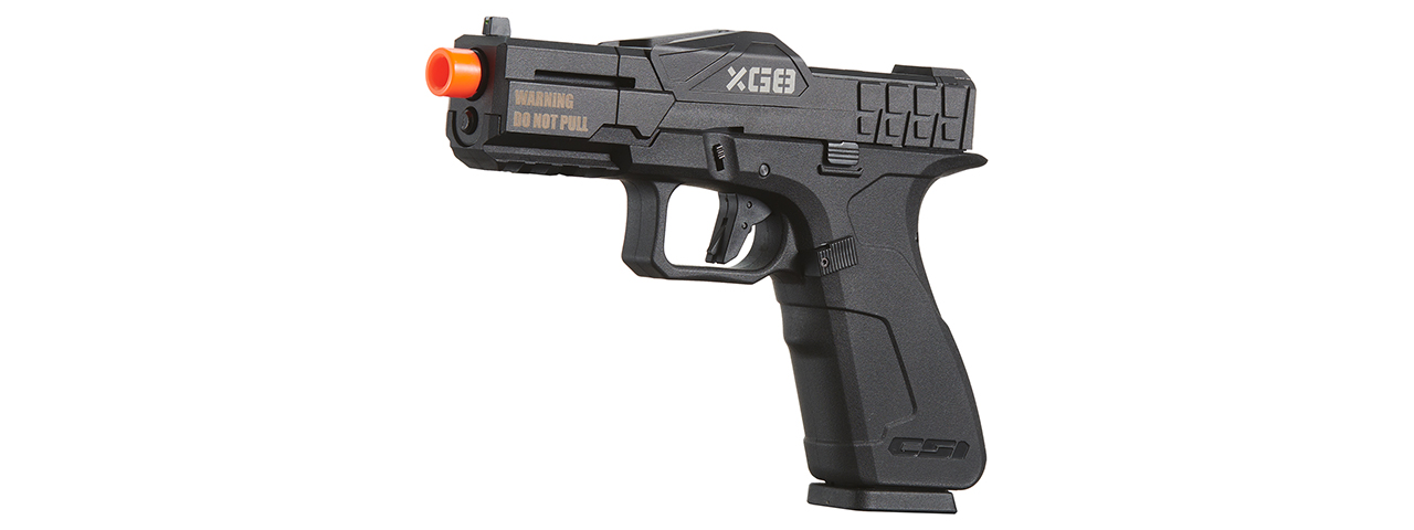 Poseidon CSI XG8 Gas Blow Back Aluminum Pistol - (Black)