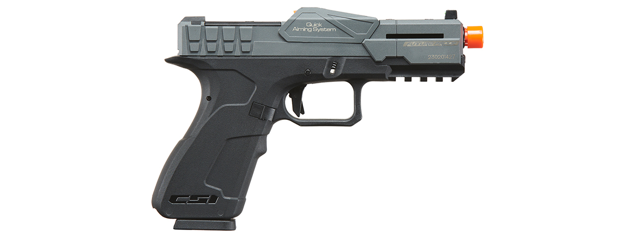 Poseidon CSI XG8 Gas Blow Back Aluminum Pistol - (Gray/Black)