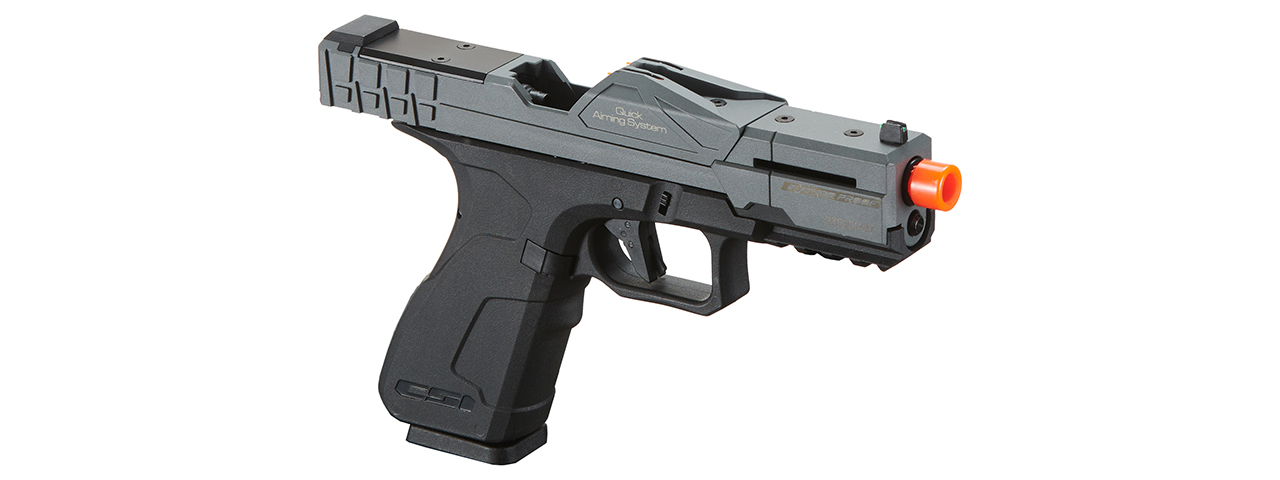 Poseidon CSI XG8 Gas Blow Back Aluminum Pistol - (Gray/Black)