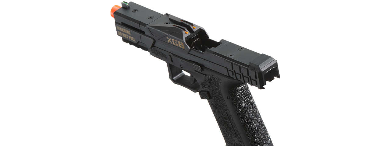 Poseidon CSI XG8 Close Combat Tactical GBB Pistol - (Black) - Click Image to Close