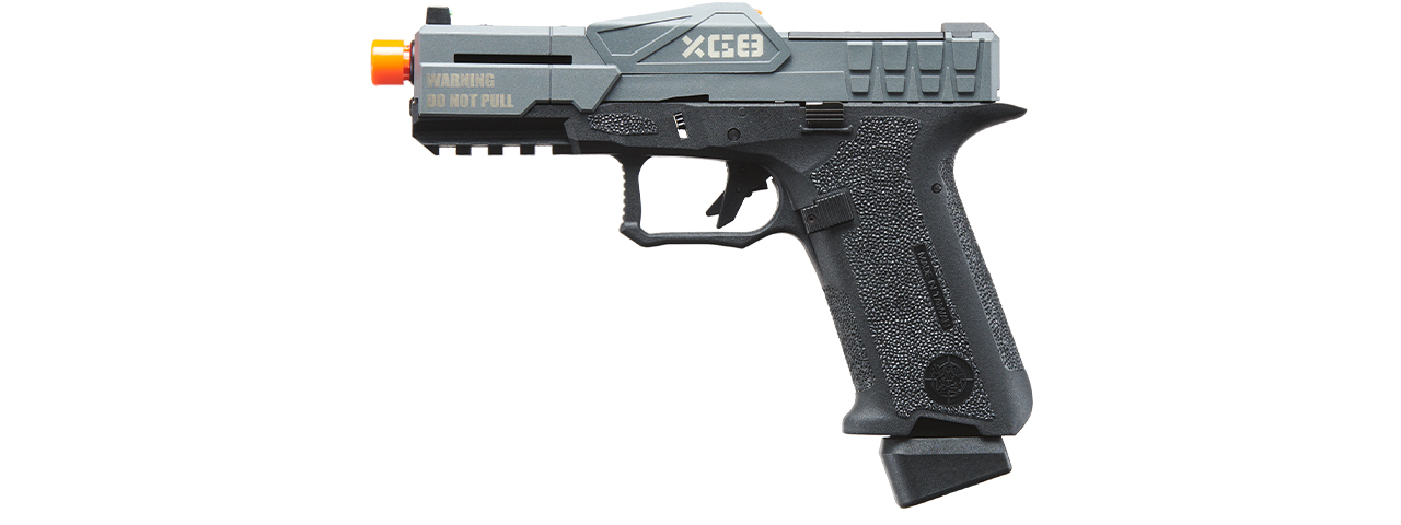 Poseidon CSI XG8 Close Combat Tactical GBB Pistol - (Gray/Black)