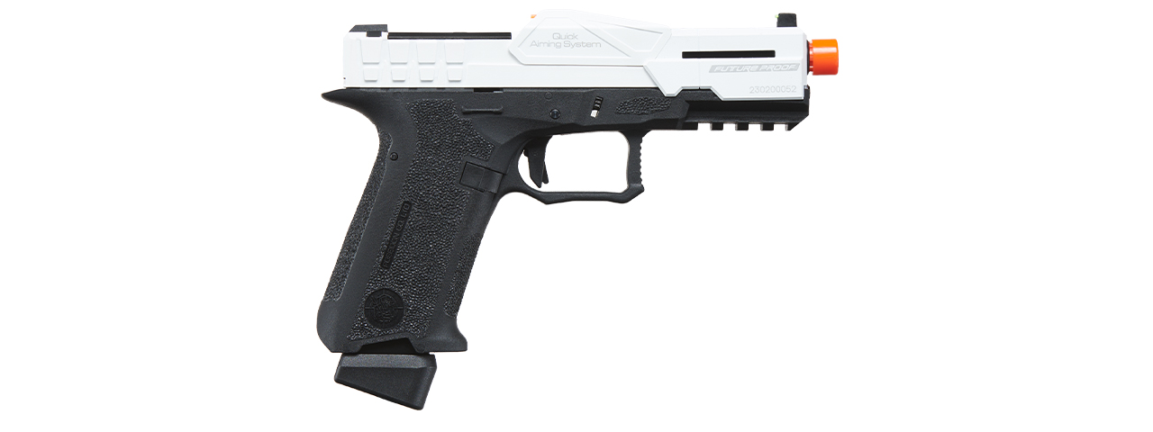 Poseidon CSI XG8 Close Combat Tactical GBB Pistol - (White/Black)