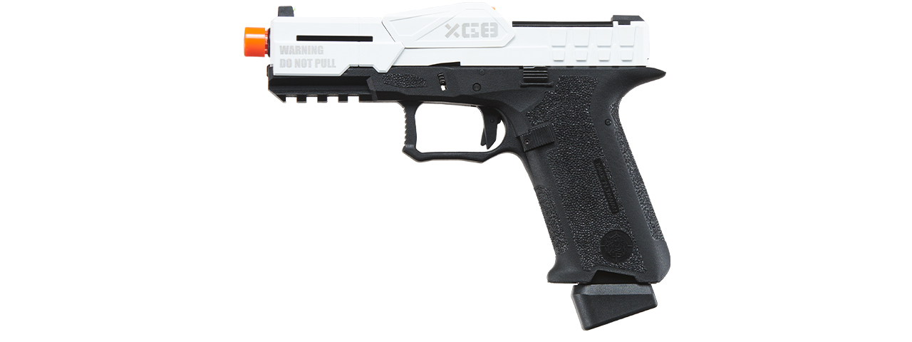 Poseidon CSI XG8 Close Combat Tactical GBB Pistol - (White/Black)