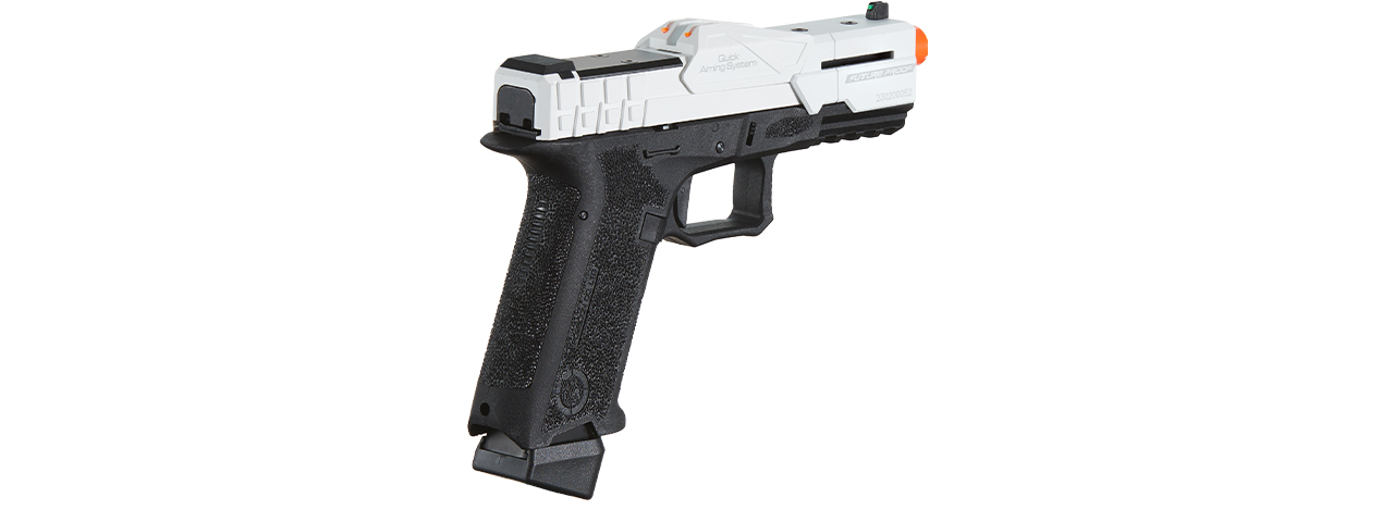 Poseidon CSI XG8 Close Combat Tactical GBB Pistol - (White/Black)