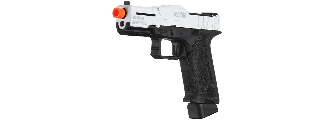 Poseidon CSI XG8 Close Combat Tactical GBB Pistol - (White/Black)