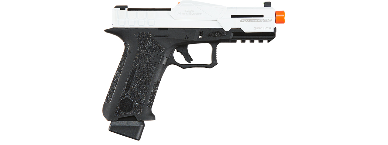 Poseidon CSI XG8 Close Combat Tactical GBB Pistol - (White/Black)