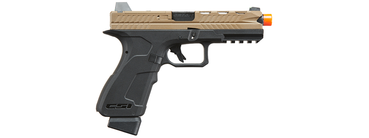 Poseidon CSI Orion Close Combat Tactical GBB Pistol - (Tan/Black)