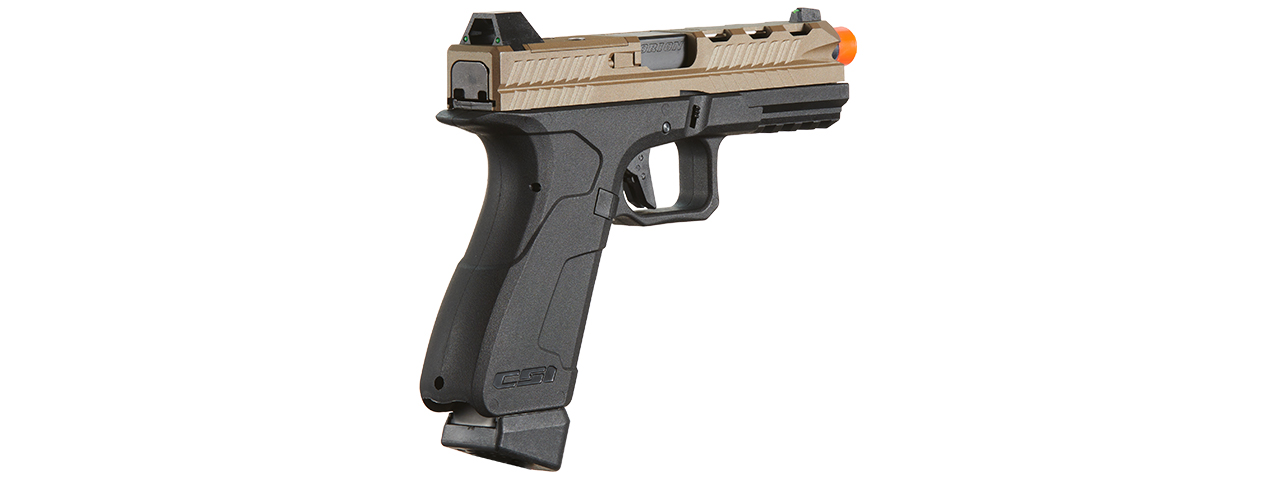 Poseidon CSI Orion Close Combat Tactical GBB Pistol - (Tan/Black)