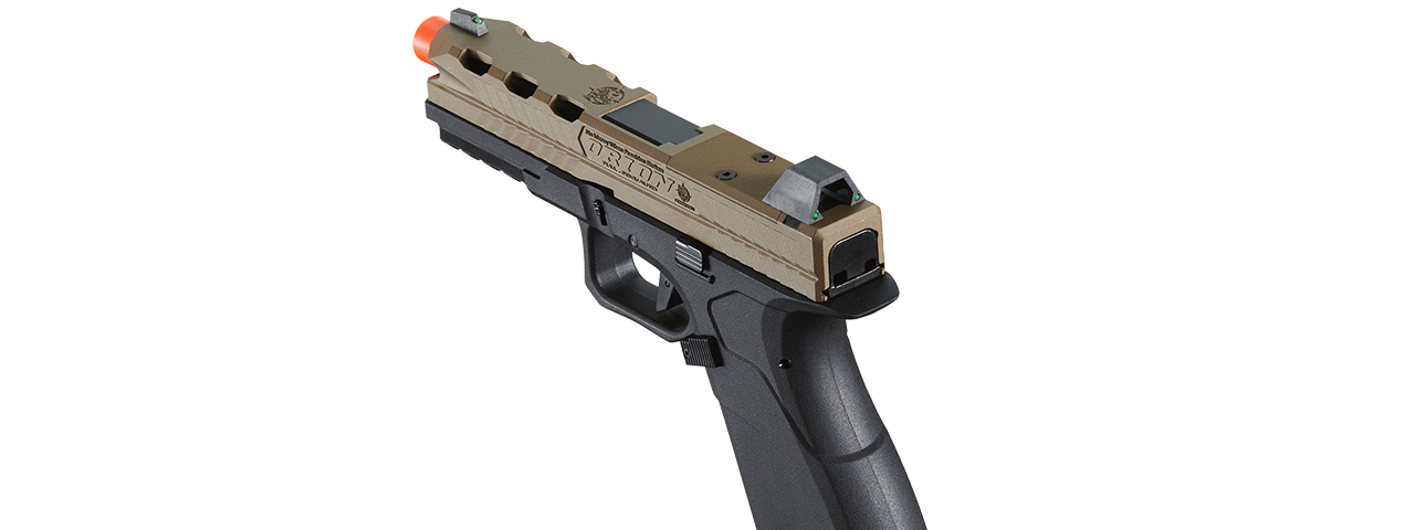 Poseidon CSI Orion Close Combat Tactical GBB Pistol - (Tan/Black)