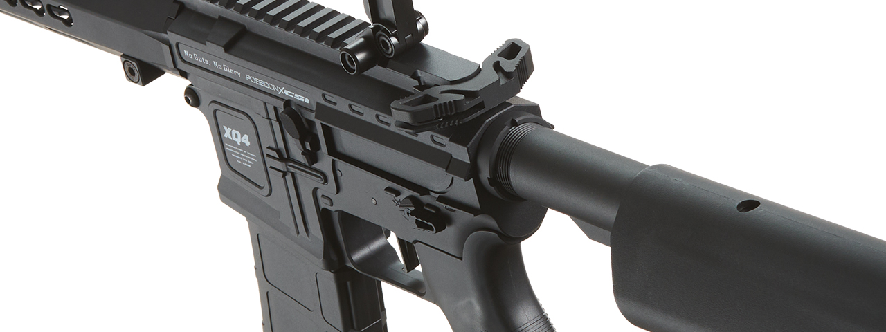 Poseidon XQ4 9" PDW w/ Crane Stock AEGR Rifle - (Black) - Click Image to Close