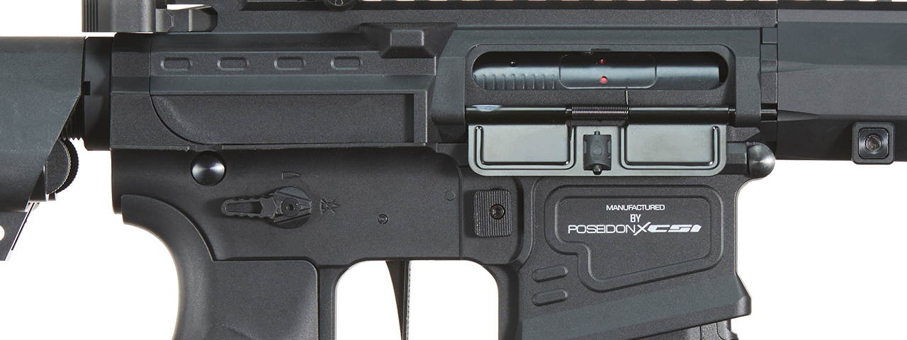 Poseidon XQ4 9" PDW w/ Crane Stock AEGR Rifle - (Black) - Click Image to Close
