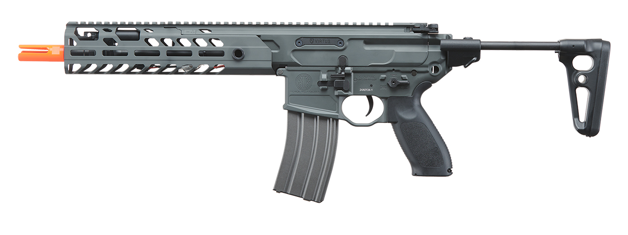 Sig Sauer PROFORCE MCX Virtus Airsoft AEG Rifle - (Dark Gray) - Click Image to Close